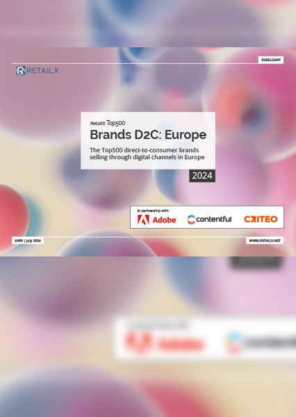 RETAILX TOP500 BRANDS D2C EUROPE