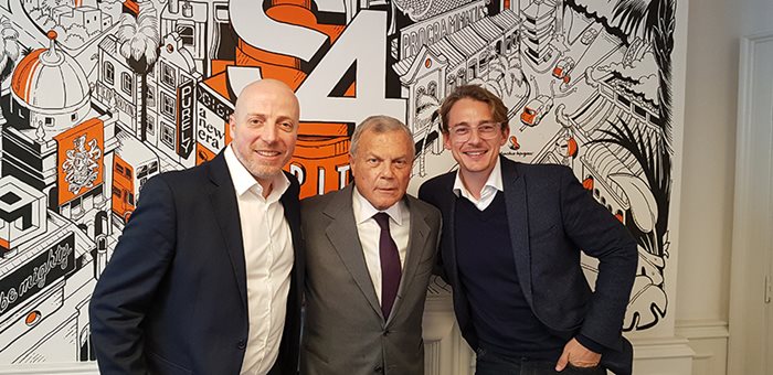 russ-brendon-and-sir-martin-850.jpg Podcast host, Russell Goldsmith (left) and Tyto's Brendon Craigie (left), with Sir Martin Sorrell (middle) in his London Office
